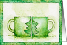 Christmas Coffee Cup Tree card