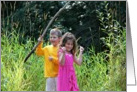 Summer Day Blessing, Children Photograph Outdoors card