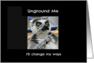Unground Me, Lemur, Adolescent Humor card