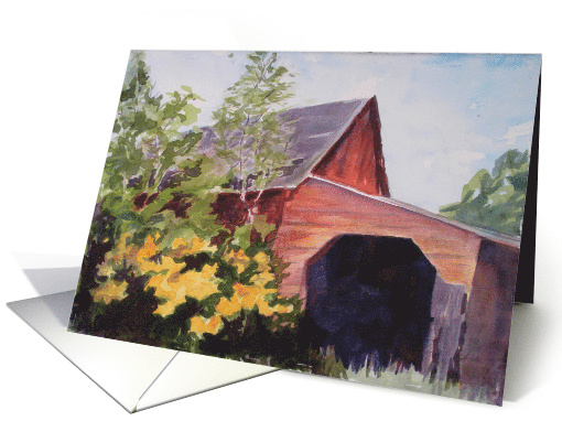 The Roses Still Bloom, Old Barn card (653763)