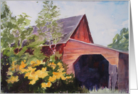 The Roses Still Bloom, Old Barn card