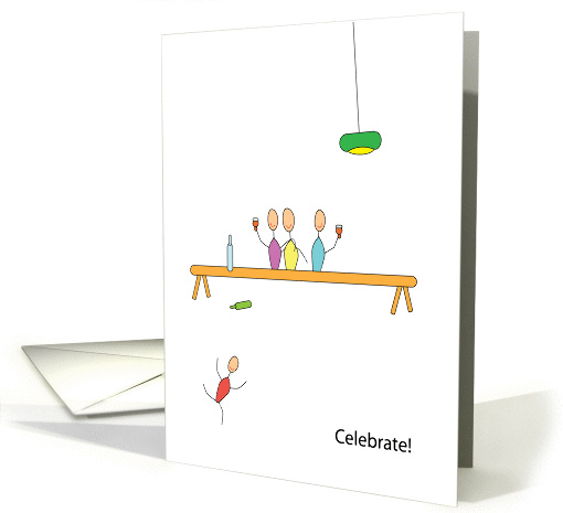 Celebration - Celebrating together card (653909)