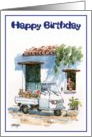 Happy Birthday - Flower Van card