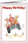 Happy Birthday - top dog card
