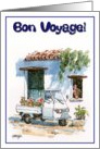 Bon Voyage - flower van pick up truck card