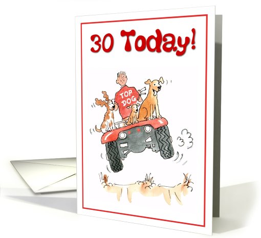 30 Today! Birthday Greetings card (661361)