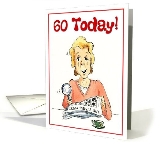 Happy 60th birthday wishes. card (661368)