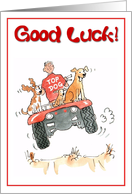 Good luck - boy and...