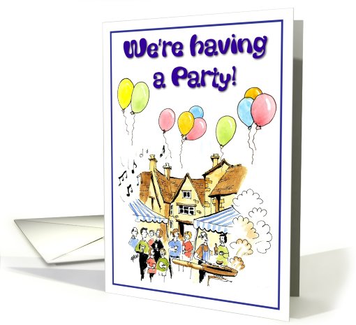 We're having a party! card (667610)