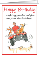 Happy Birthday - Wishing you lots of fun on your special day! card