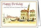 Happy Birthday - And may all your wishes come true! card