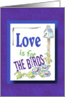 Love Birds card