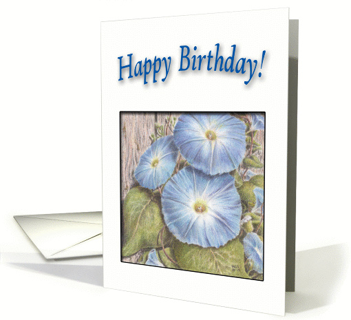 Morning Glory Birthday Wishes card (1345768)