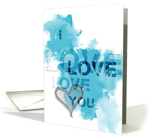 I love you card (655740)