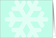 Christmas, snowflake card