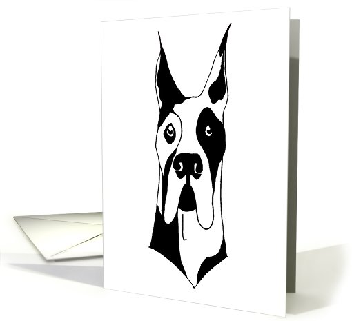 Great Dane card (658329)