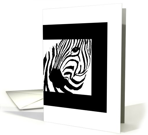 Zebra 1 card (658338)