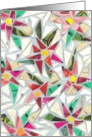 floral mosaic #8 card