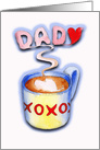 Father’s Day Hugs and Kisses Coffee Mug card