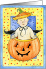 Pumpkin Baby Halloween card