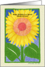 Sunflower Mother-in-Law Birthday card
