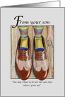Father’s Day Dad Daddy’s Shoes card