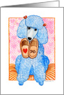 Father’s Day Standard Poodle Dog Love Dad card