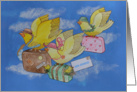 Birds on the Move New Address Announcement card