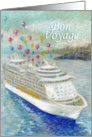 Bon Voyage Cruise Ship Balloon Release card