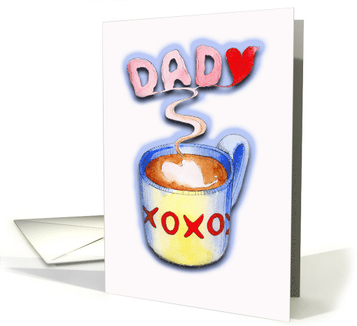 Father's Day Hugs and Kisses Coffee Mug card (1039249)