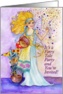 Fairy Tale Glitter Fairy Birthday Party card