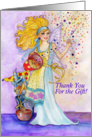 Glitter Fairy Thank You card