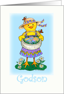 Easter Chick Happy Easter Godson card