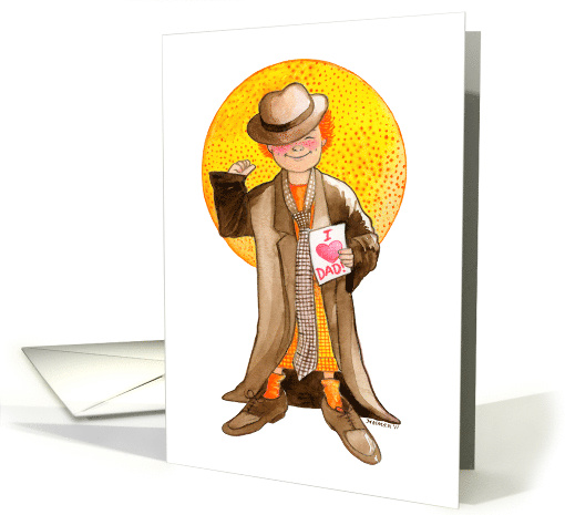 Father's Day Boy Dressed in Dad's Suit From Son card (822410)