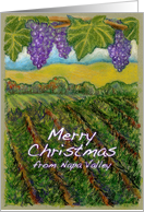 Merry Christmas from Napa Valley card