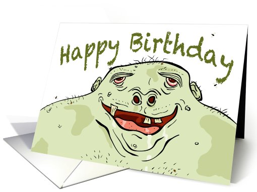 Birthday, Cartoon Slob card (661081)