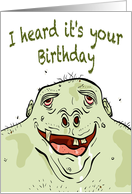 Birthday, Gimme cake, slob card