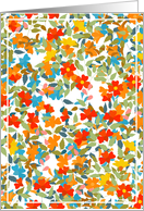 Floral card
