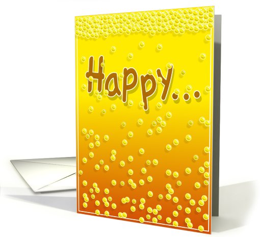 Happy Beer card (662611)