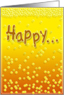 Happy Beer card