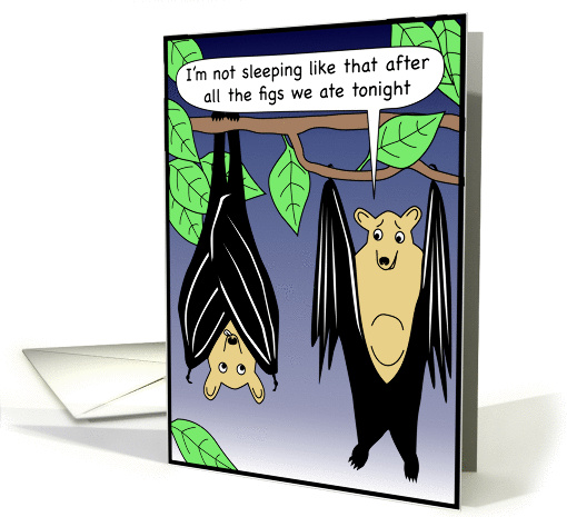 Fruit bats card (663679)