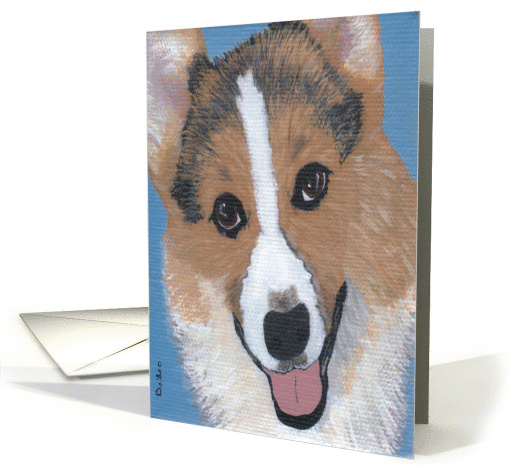 Pembroke Welsh Corgi, Blank Note card (665294)