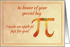 Pi Day Birthday Card