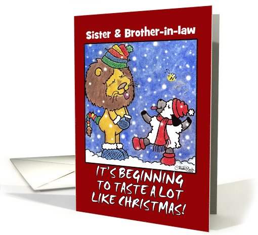 Customizable Christmas for Sister & Brother-in-law- Catch... (1010401)