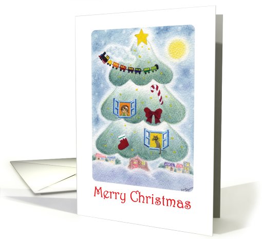 Fantasy Christmas night card (731424)