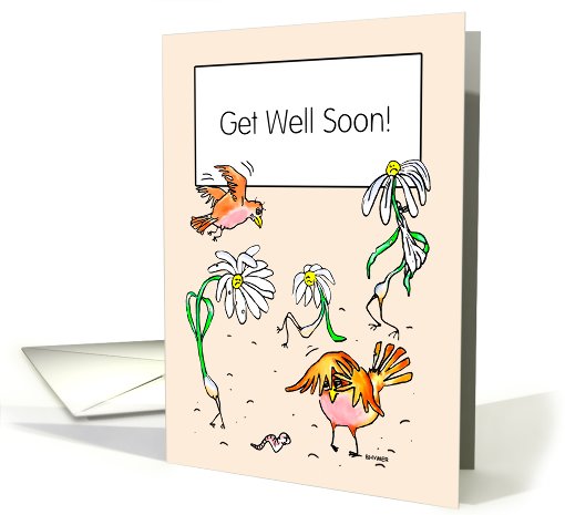 Get Well Humor - Lame Flowers card (667155)