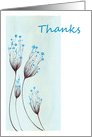 Thanks card
