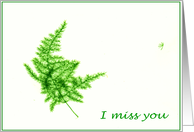 Missing You Green...