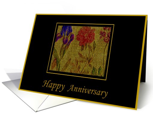 Tapestry Anniversary card (701580)