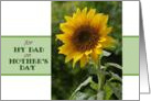 Mother’s Day, for Dad, superb Sunflower card
